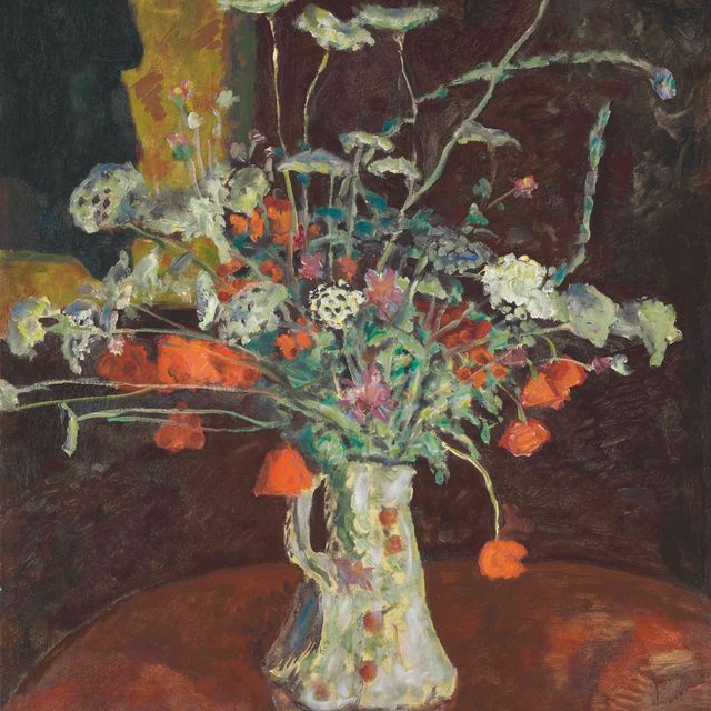 Pierre Bonnard — Цветы с полей, омбели и кокотницы