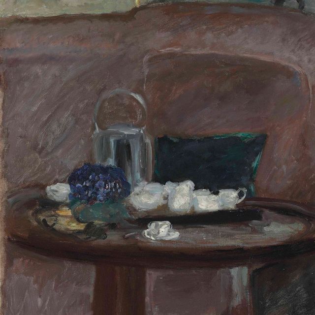 Pierre Bonnard — Ле те, букет фиалок