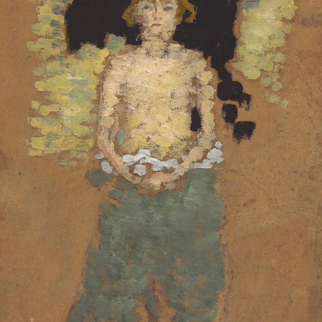 Pierre Bonnard — Молодая женщина с обнаженным торсом
