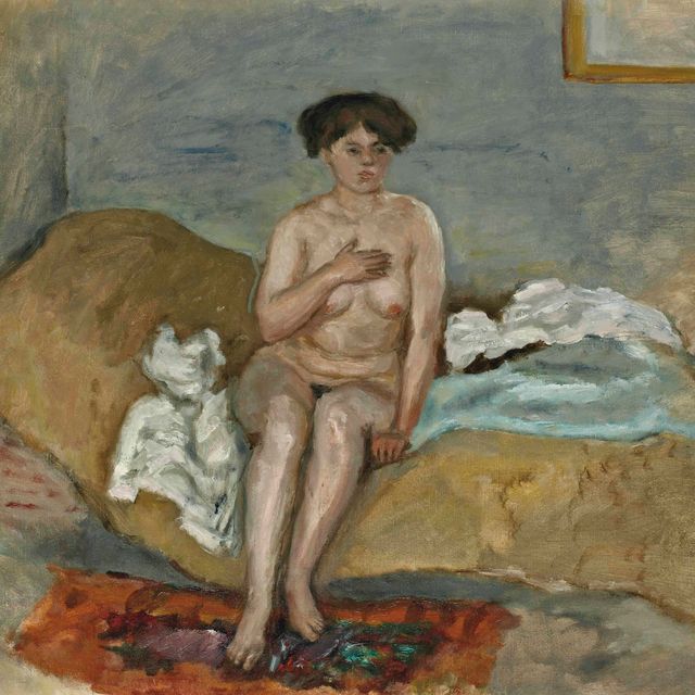 Pierre Bonnard — Новая женская поза на диване