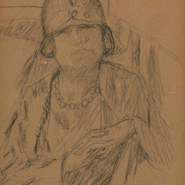 Pierre Bonnard — Женщина в головной убор