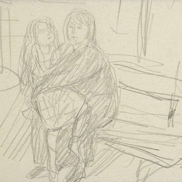 Pierre Bonnard — Женщина и сын без гроша в кармане