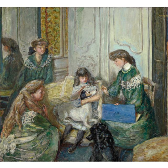 Pierre Bonnard — Молодые люди и друзья твоих девиц, Натансон, из четырех молодых людей