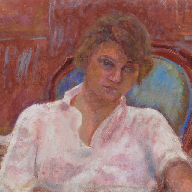 Pierre Bonnard — Молодая женщина, мечтающая о танце без границ, Розовая гармония