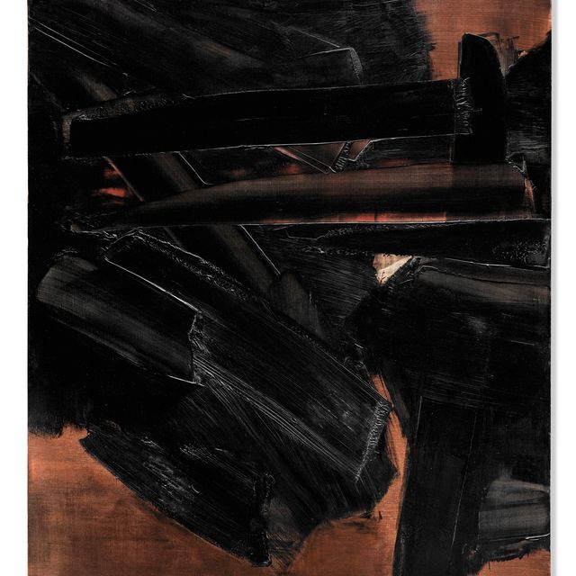 Pierre Soulages — Рисунок 165 х 130 см, 7 апреля 1960