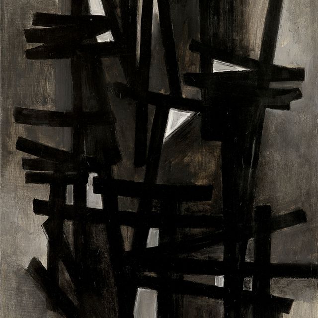 Pierre Soulages — Рисунок 130 х 97 см, 1949