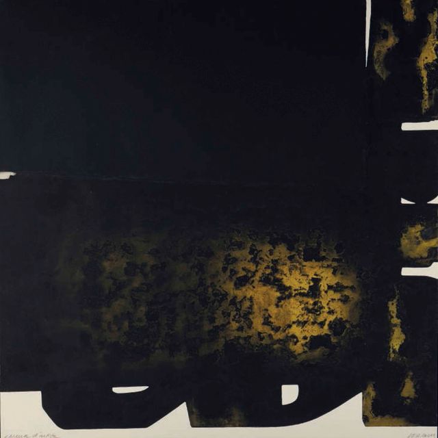 Pierre Soulages — Eau-forte XXII (Энкреве-Миснер 23 ; Ривьер XXII)