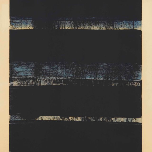 Pierre Soulages — Литография №32 а (Энкреве и Миснер, 80)