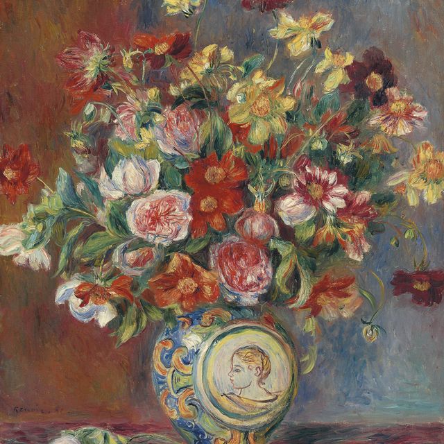 Pierre-Auguste Renoir — Ваза с цветами
