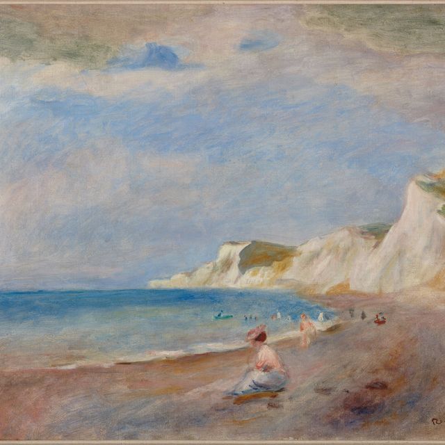 Pierre-Auguste Renoir — Пляж Варенджвиль