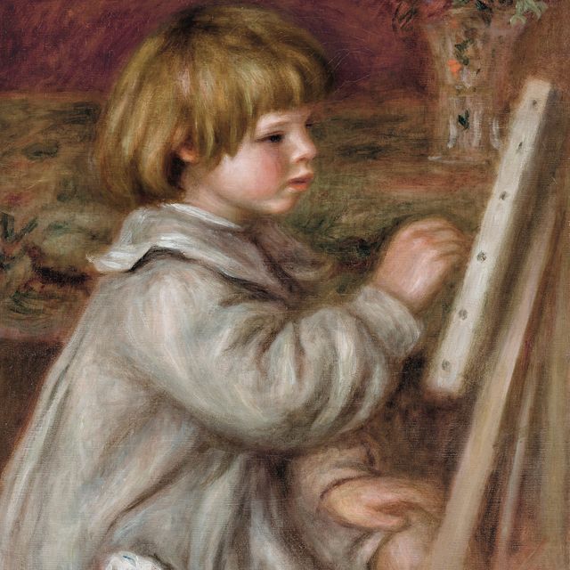 Pierre-Auguste Renoir — Маленький художник (Клод Ренуар)