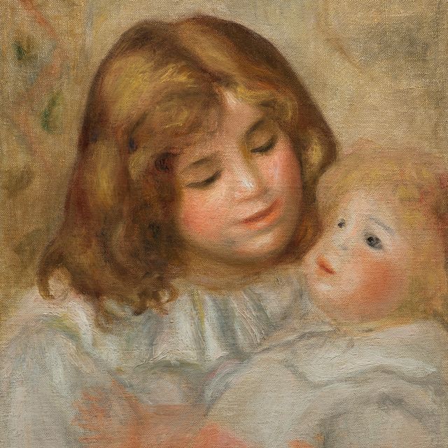 Pierre-Auguste Renoir — Маленькая девочка, похожая на пупса