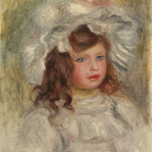 Pierre-Auguste Renoir — Молодая девушка во главе (Тет-а-тет)