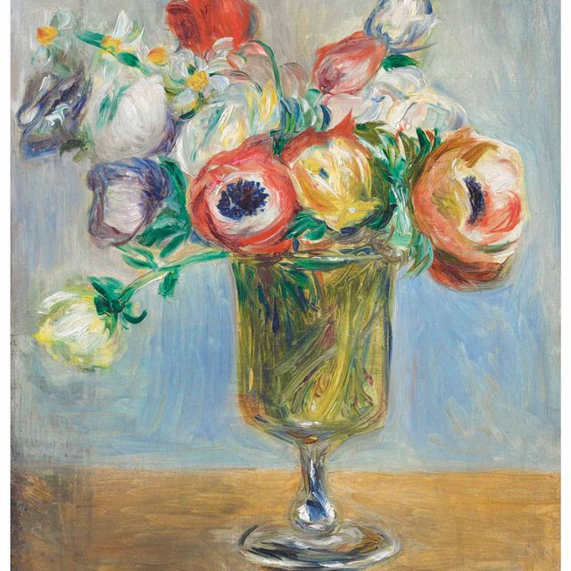Pierre-Auguste Renoir — Ваза с анемонами