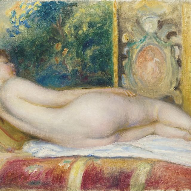 Pierre-Auguste Renoir — Новая женщина на канапе