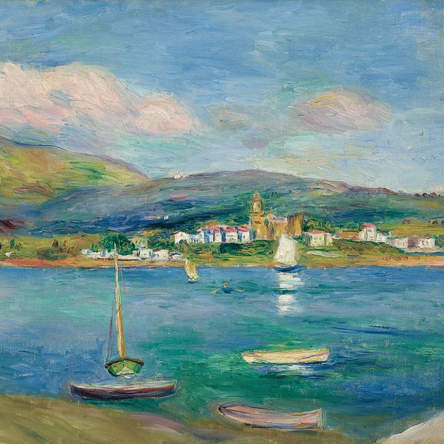 Pierre-Auguste Renoir — Порт-де-Пеш, улица Фонтарабия, департамент Андай