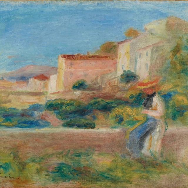 Pierre-Auguste Renoir — Женская помощь, Дом почты в Каньоне