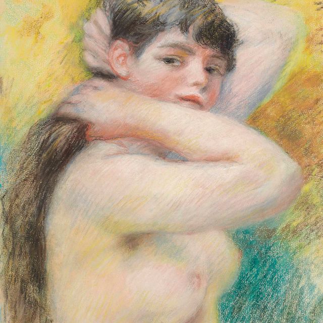 Pierre-Auguste Renoir — Красивое тело (молодая девушка в туалете)