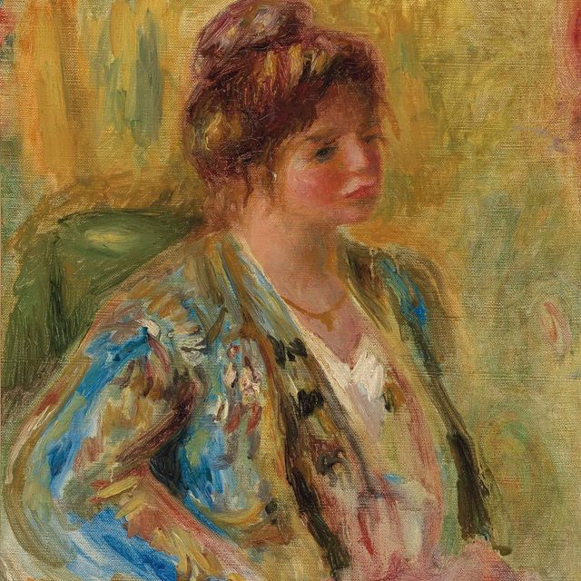 Pierre-Auguste Renoir — Бюст женщины в восточном костюме