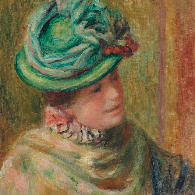 Pierre-Auguste Renoir — Этюд Жанны Бодо в самом начале