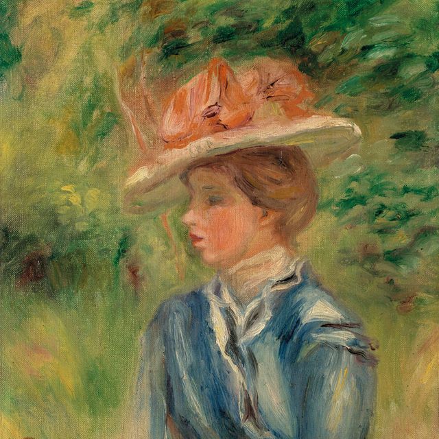 Pierre-Auguste Renoir — Молодая женщина с флером на голове