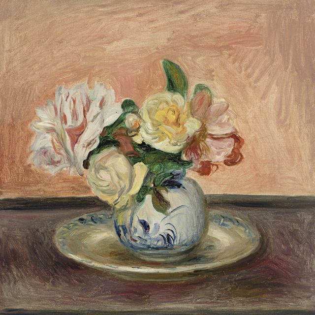 Pierre-Auguste Renoir — Ваза с цветами