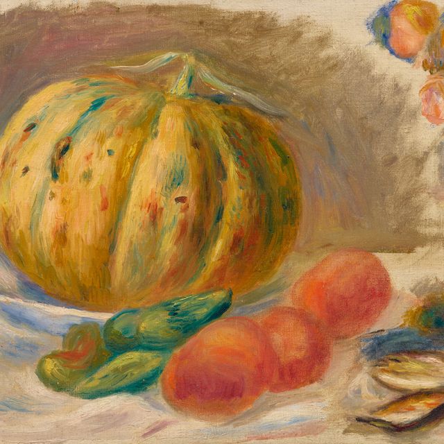 Pierre-Auguste Renoir — Композиция с дыней и томатами