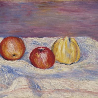 Pierre-Auguste Renoir — Двое мужчин и одна девушка