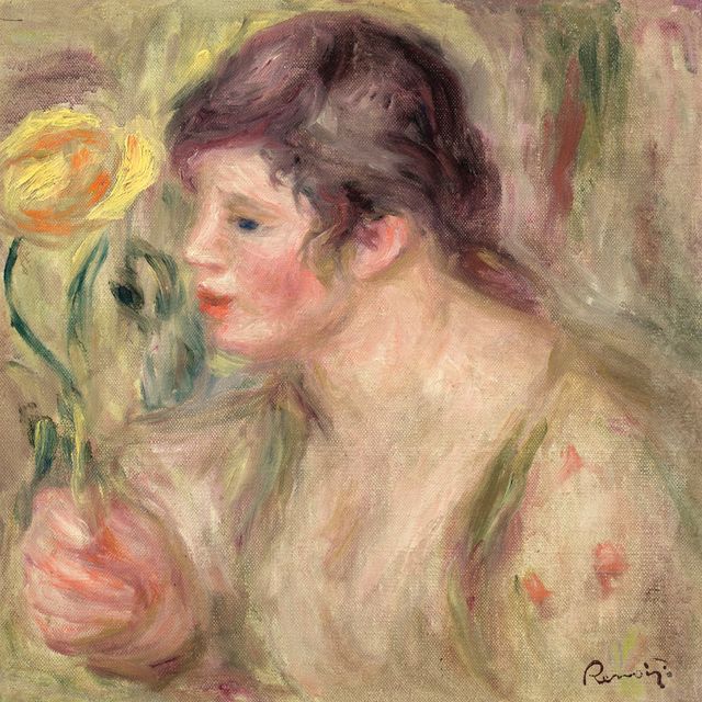 Pierre-Auguste Renoir — Женщина а-ля роза