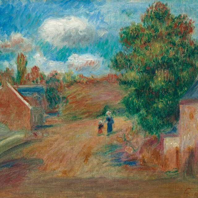 Pierre-Auguste Renoir — Оплата, первое блюдо в деревне для женщин и юношей