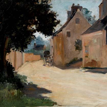 Pierre-Auguste Renoir — Улица Виллидж, Лувесьен