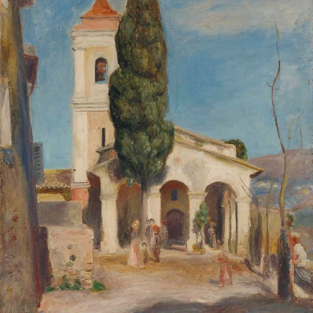 Pierre-Auguste Renoir — Часовня Нотр-Дам-де-Протекшн в О-де-Кань
