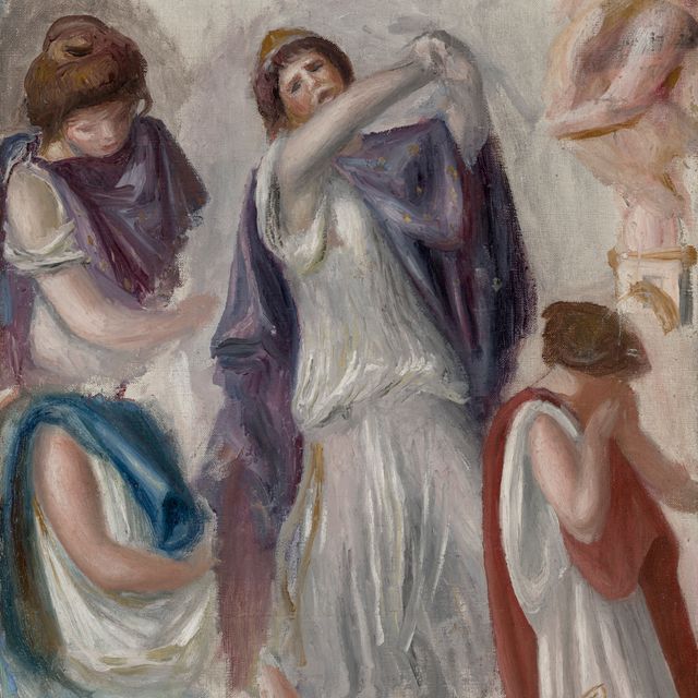 Pierre-Auguste Renoir — Старинная сцена, женщины в расцвете сил