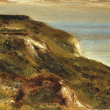 Pierre-Auguste Renoir — Церковь Варенжевиля и фалезов