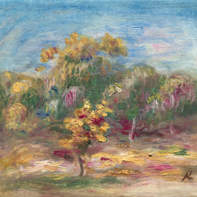 Pierre-Auguste Renoir — Пейсаж, лесные заросли - фрагмент