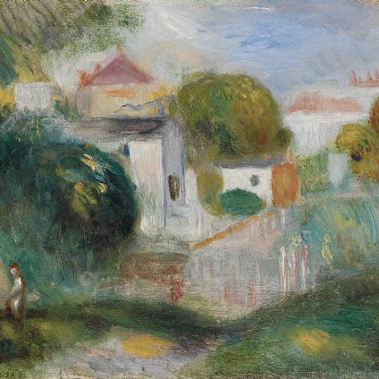 Pierre-Auguste Renoir — Дома среди деревьев
