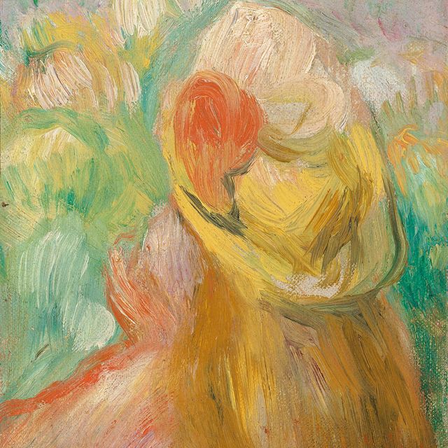Pierre-Auguste Renoir — Маленькая девочка в желтой шапочке