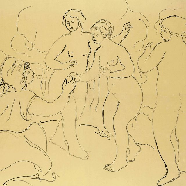 Pierre-Auguste Renoir — Этюд для слияния Пар
