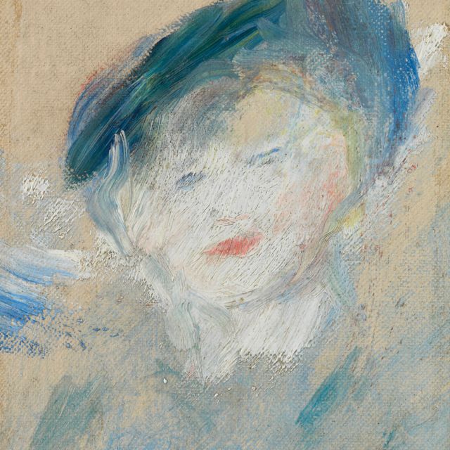 Pierre-Auguste Renoir — Женщина в синей шапочке