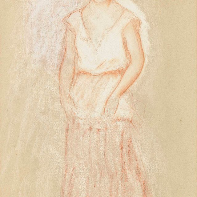 Pierre-Auguste Renoir — Молодая девушка дебютирует