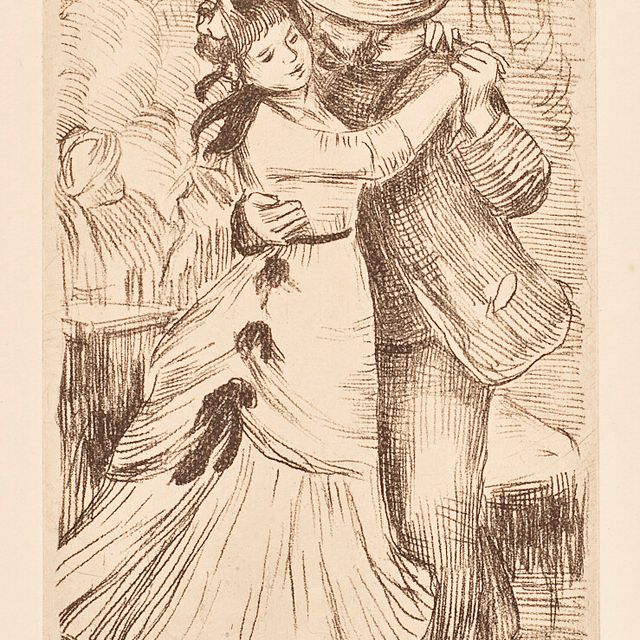 Pierre-Auguste Renoir — Танец в кампании, планш, 2е