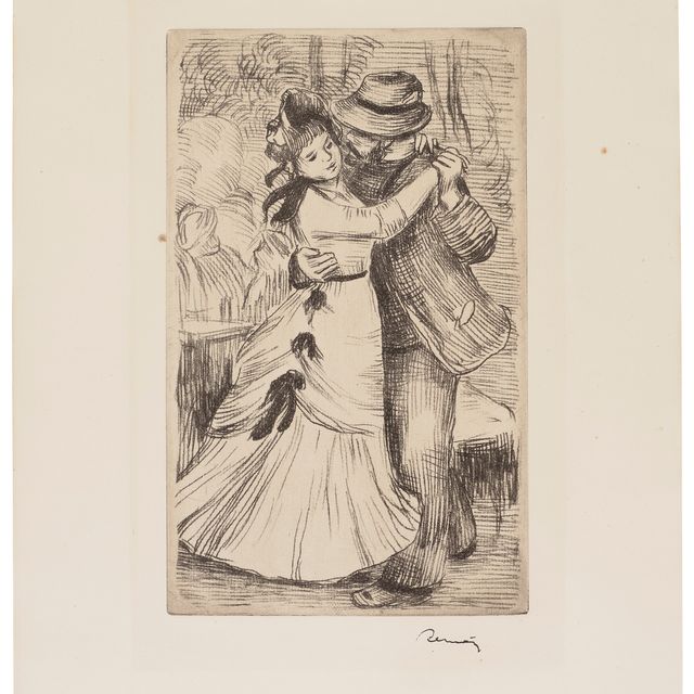Pierre-Auguste Renoir — Танец в компании, Планш, 2э