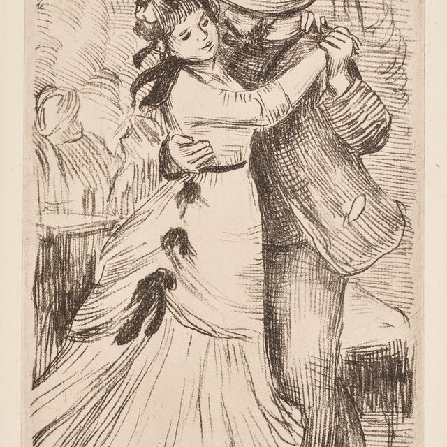 Pierre-Auguste Renoir — Танец в кампании, 2-й планш
