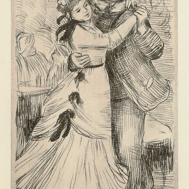 Pierre-Auguste Renoir — Танец в Кампании, Планш, 2е (Дельтейль; Стелла, 2)