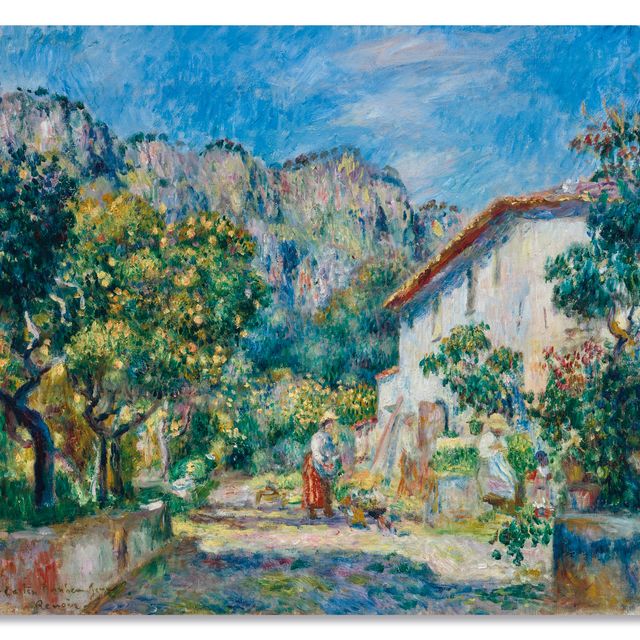 Pierre-Auguste Renoir — Ферма Маньяноск у виллы Рейно, Грасс
