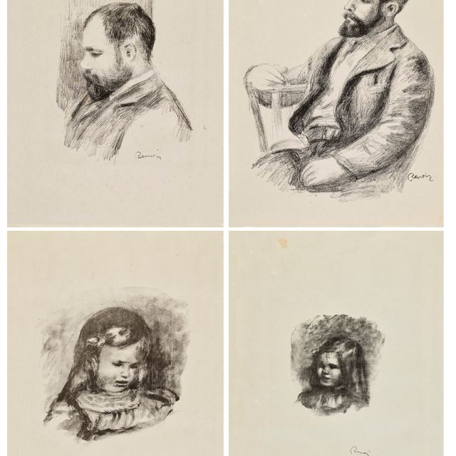 Pierre-Auguste Renoir — Альбом оригинальных литографий Пьера-Огюста Ренуара