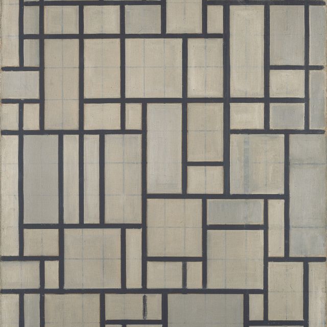 Piet Mondrian — Композиция avec grille 2