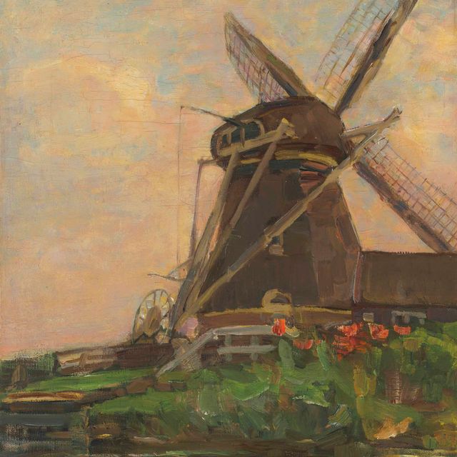 Piet Mondrian — Мельница в Остзейдсе