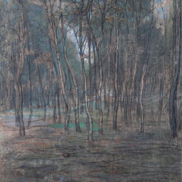 Piet Mondrian — Беркенбосье (Небольшой березовый лес)