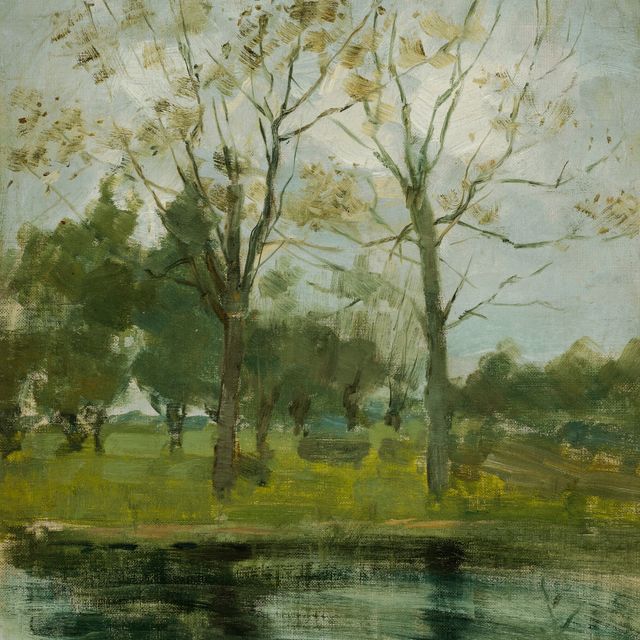 Piet Mondrian — Силуэт "Тви-Бум", изображающий водяную петлю